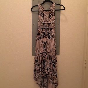 Free people asymmetrical flowy maxi dress
